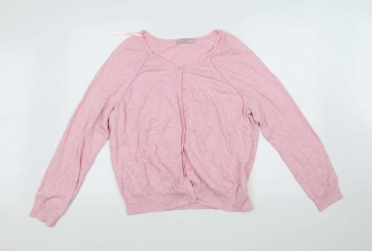 George Womens Pink   Cardigan Jumper Size 20