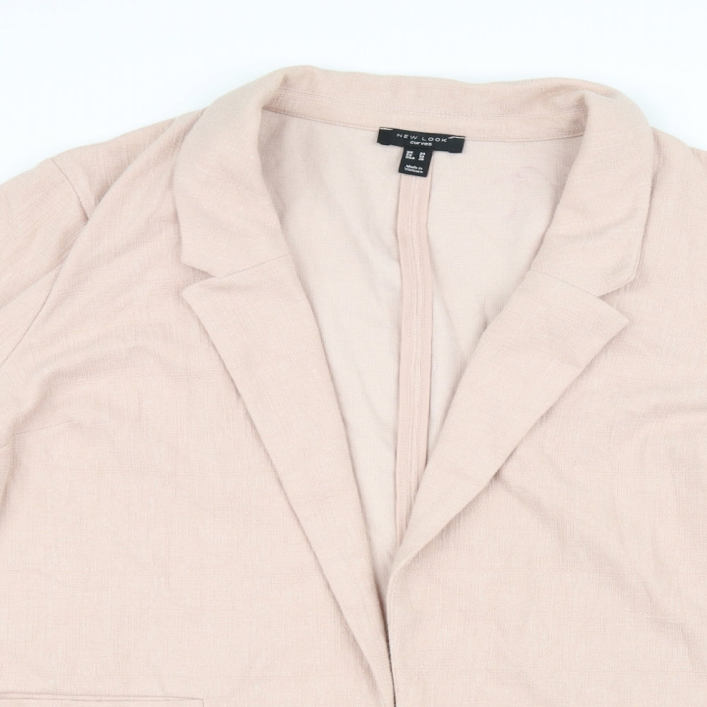 New Look Womens Beige   Jacket Coat Size 24