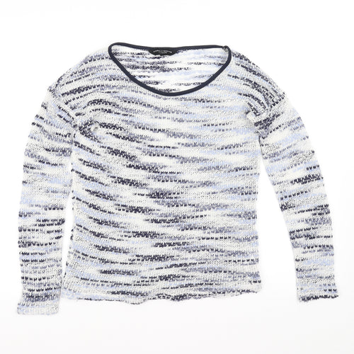 Dorothy Perkins Womens White   Pullover Jumper Size 10