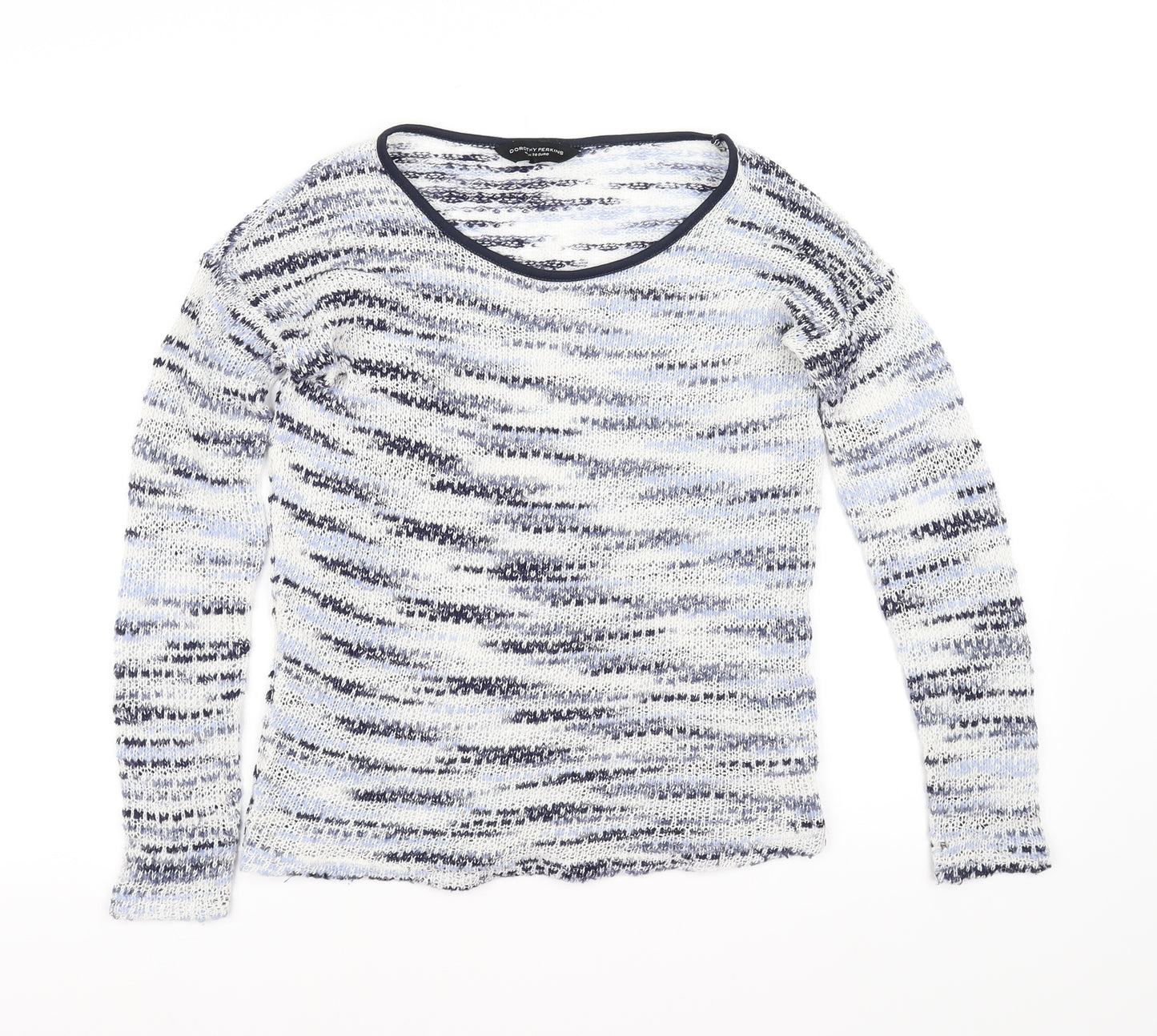 Dorothy Perkins Womens White   Pullover Jumper Size 10