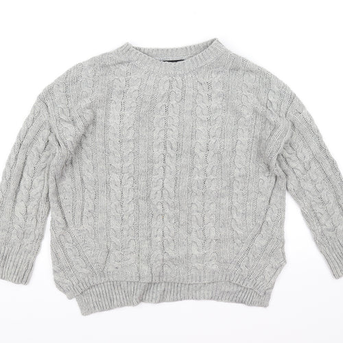 Atmosphere Womens Grey   Pullover Jumper Size S