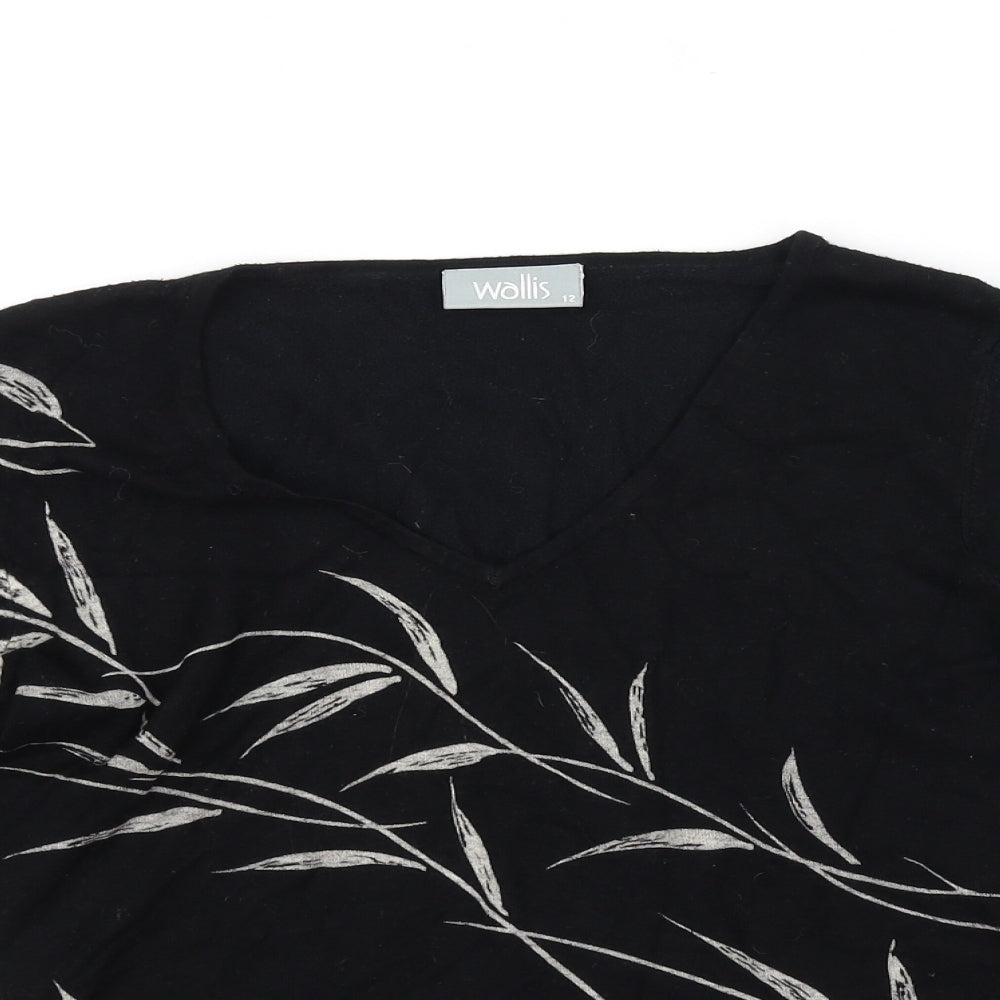 Wallis Womens Black   Pullover Jumper Size 12