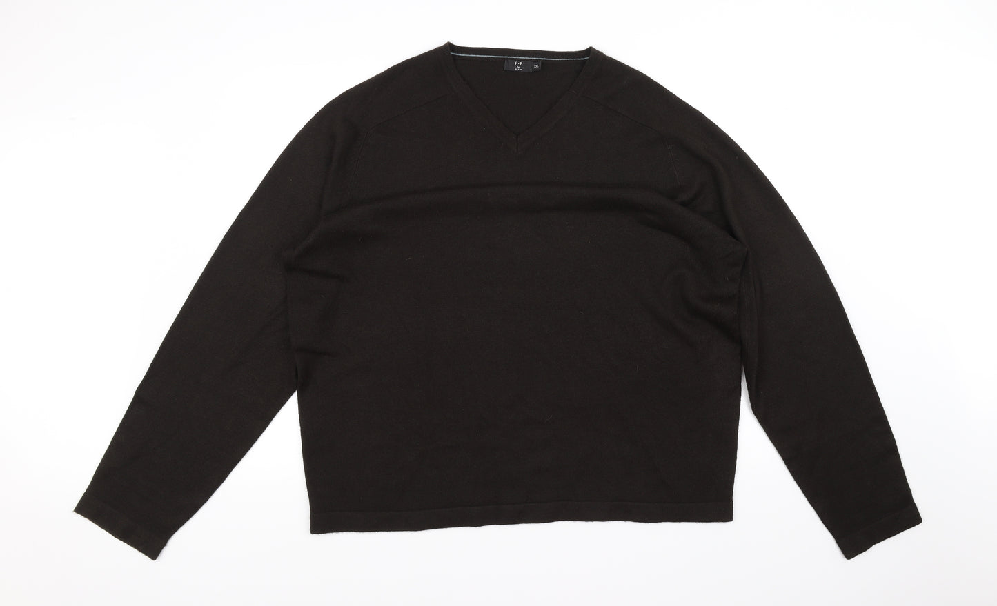 F&F Mens Brown   Pullover Jumper Size 2XL