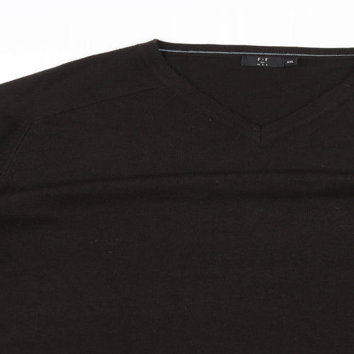 F&F Mens Brown   Pullover Jumper Size 2XL