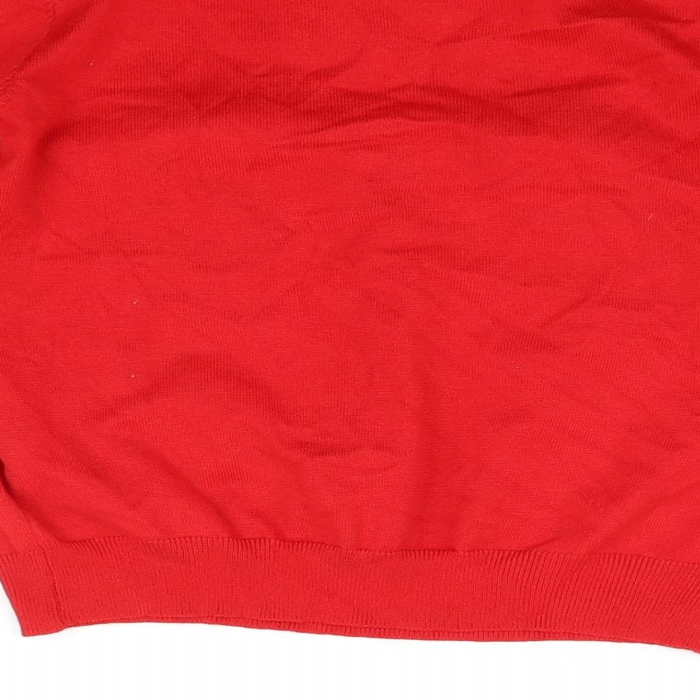 New Look Womens Red   Pullover Jumper Size 10