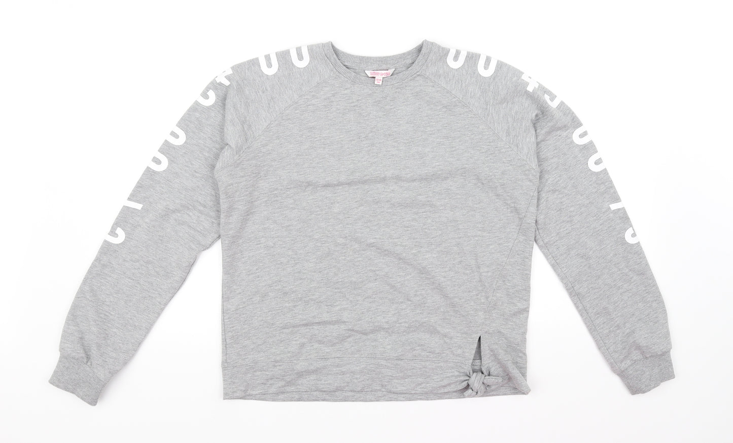 Miss E-vie Womens Grey   Pullover Jumper Size 14