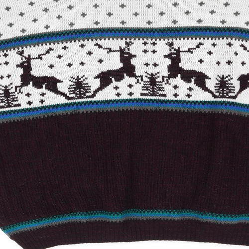Rob winter Womens White   Pullover Jumper Size XL