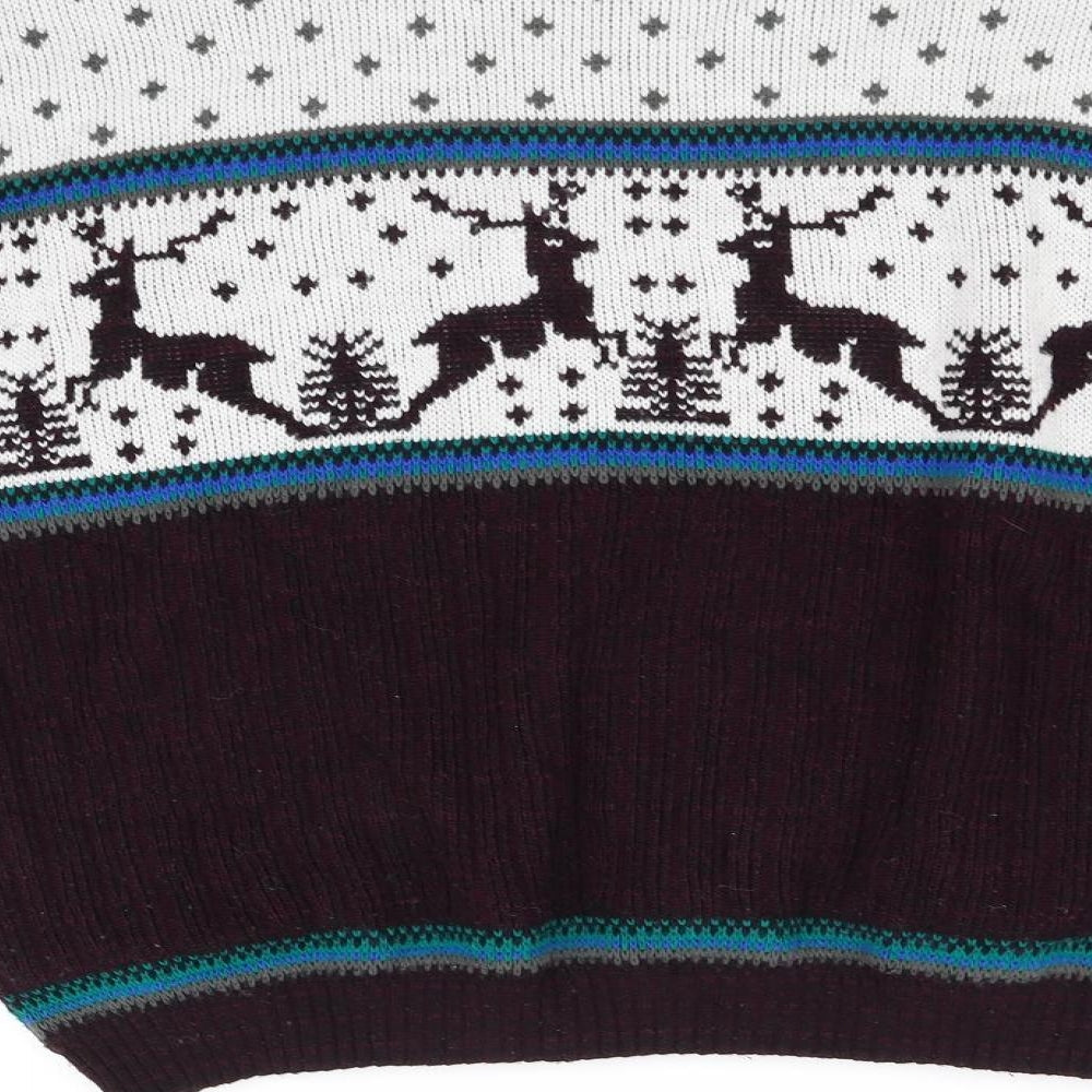 Rob winter Womens White   Pullover Jumper Size XL
