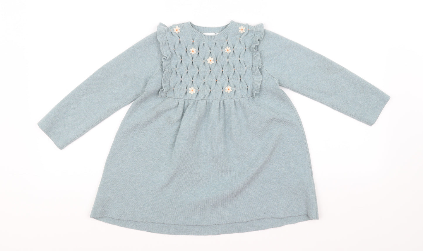 Zara Girls Blue   Fit & Flare  Size 3-4 Years