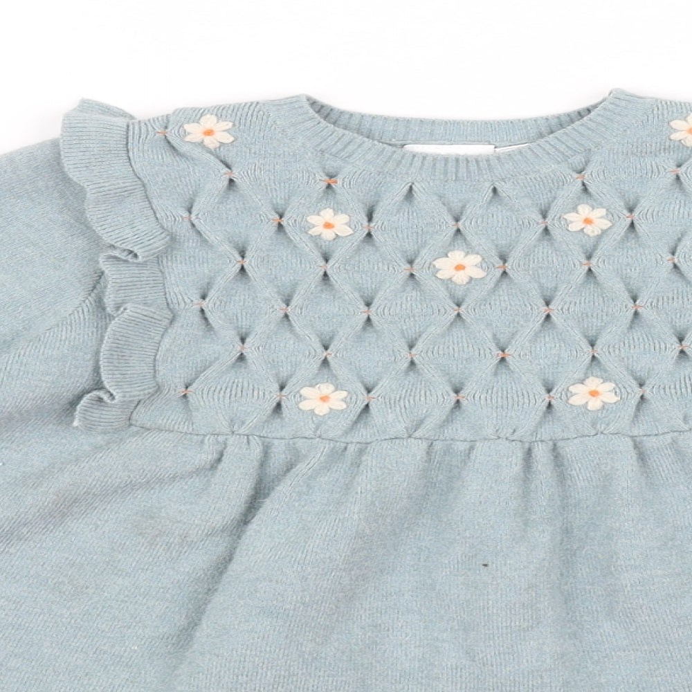 Zara Girls Blue   Fit & Flare  Size 3-4 Years