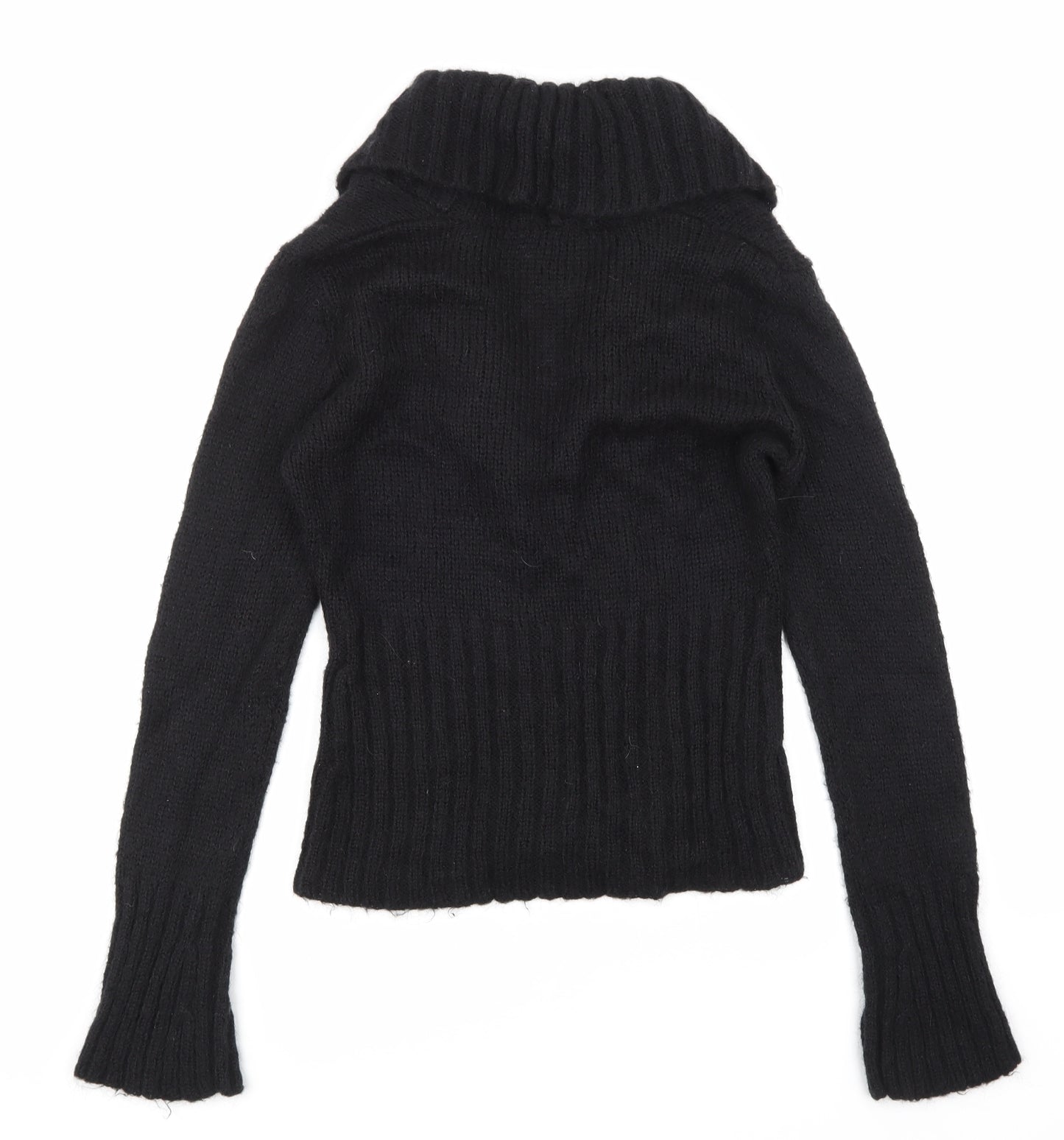H&M Womens Black   Cardigan Jumper Size S