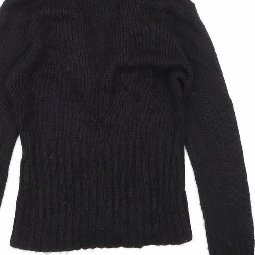 H&M Womens Black   Cardigan Jumper Size S