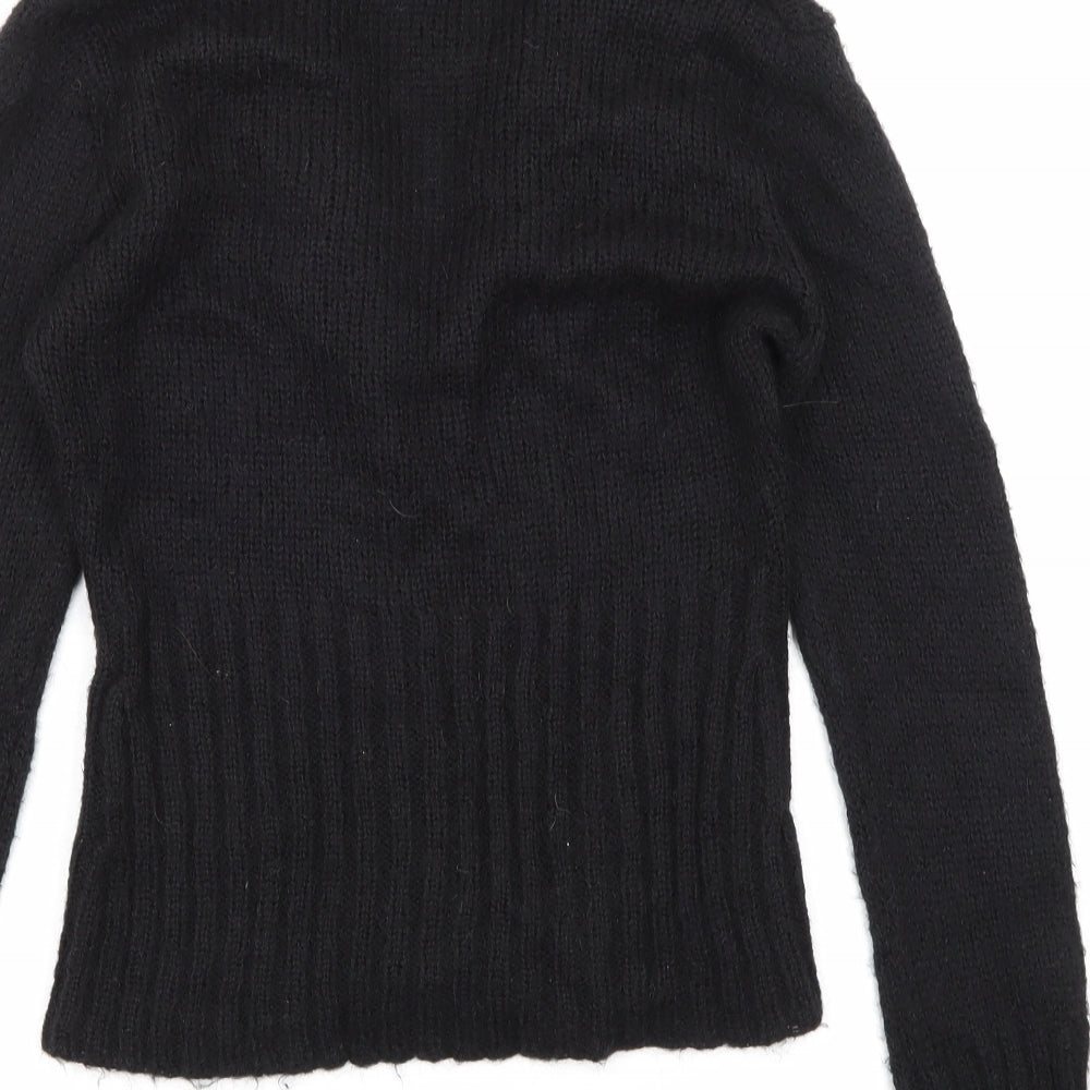 H&M Womens Black   Cardigan Jumper Size S