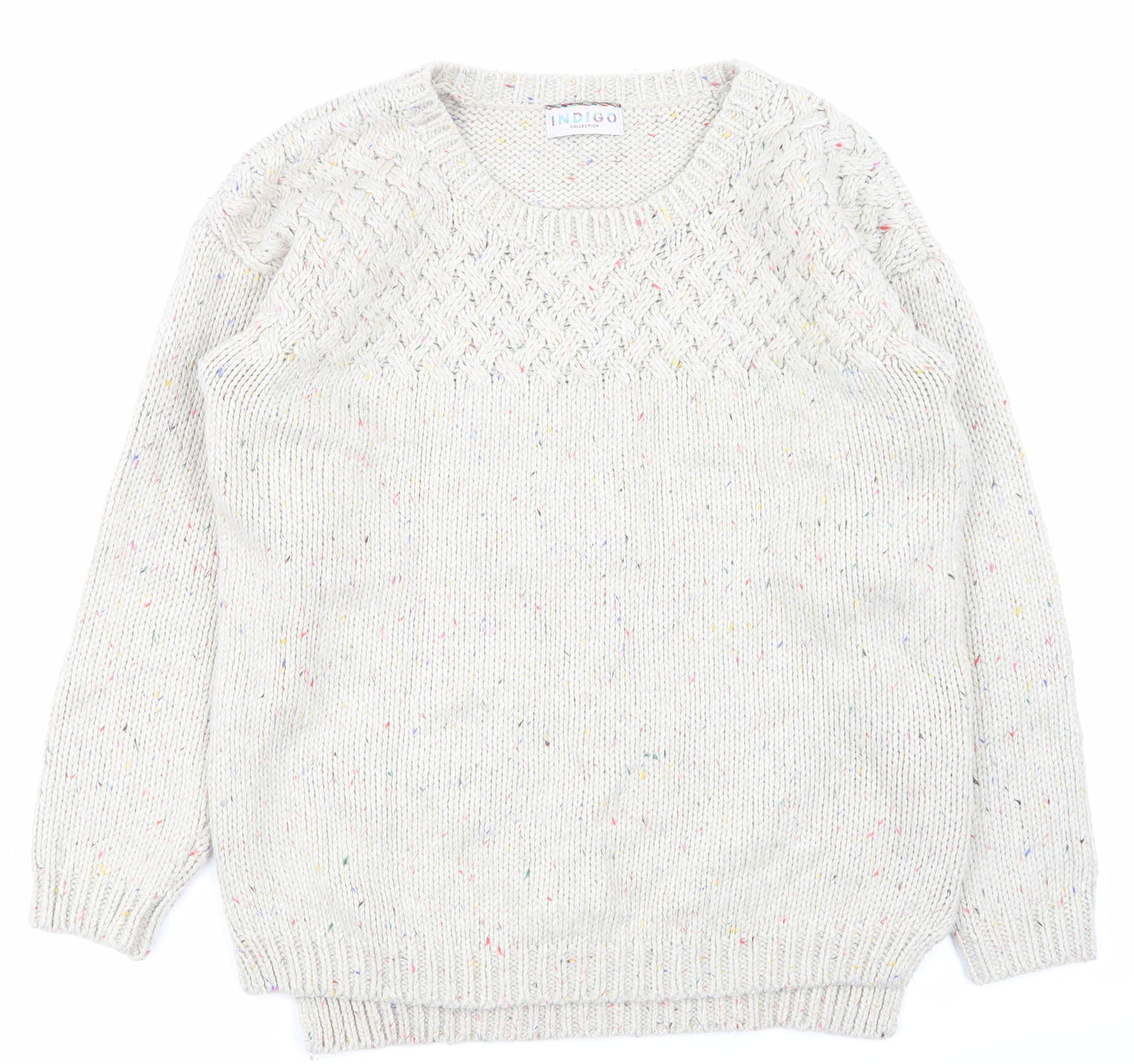 Marks and Spencer Womens Beige   Pullover Jumper Size 10