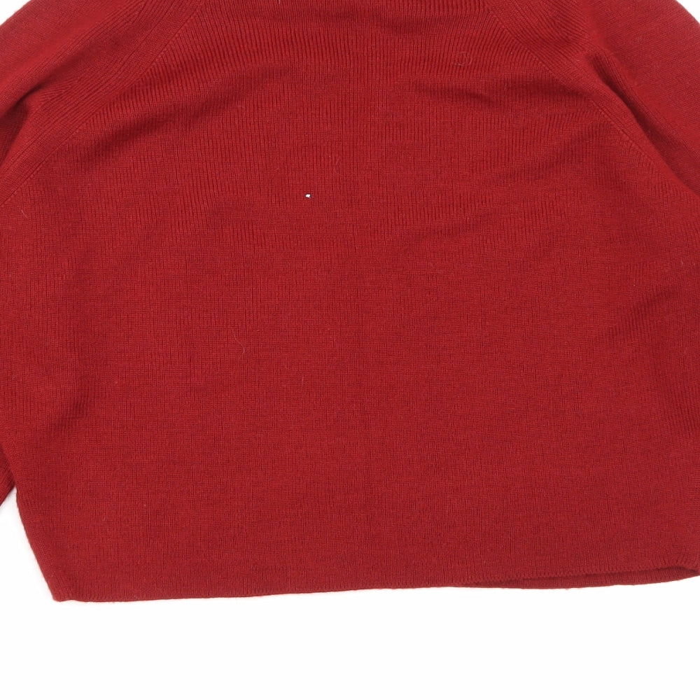 Wallis Womens Red   Pullover Jumper Size M