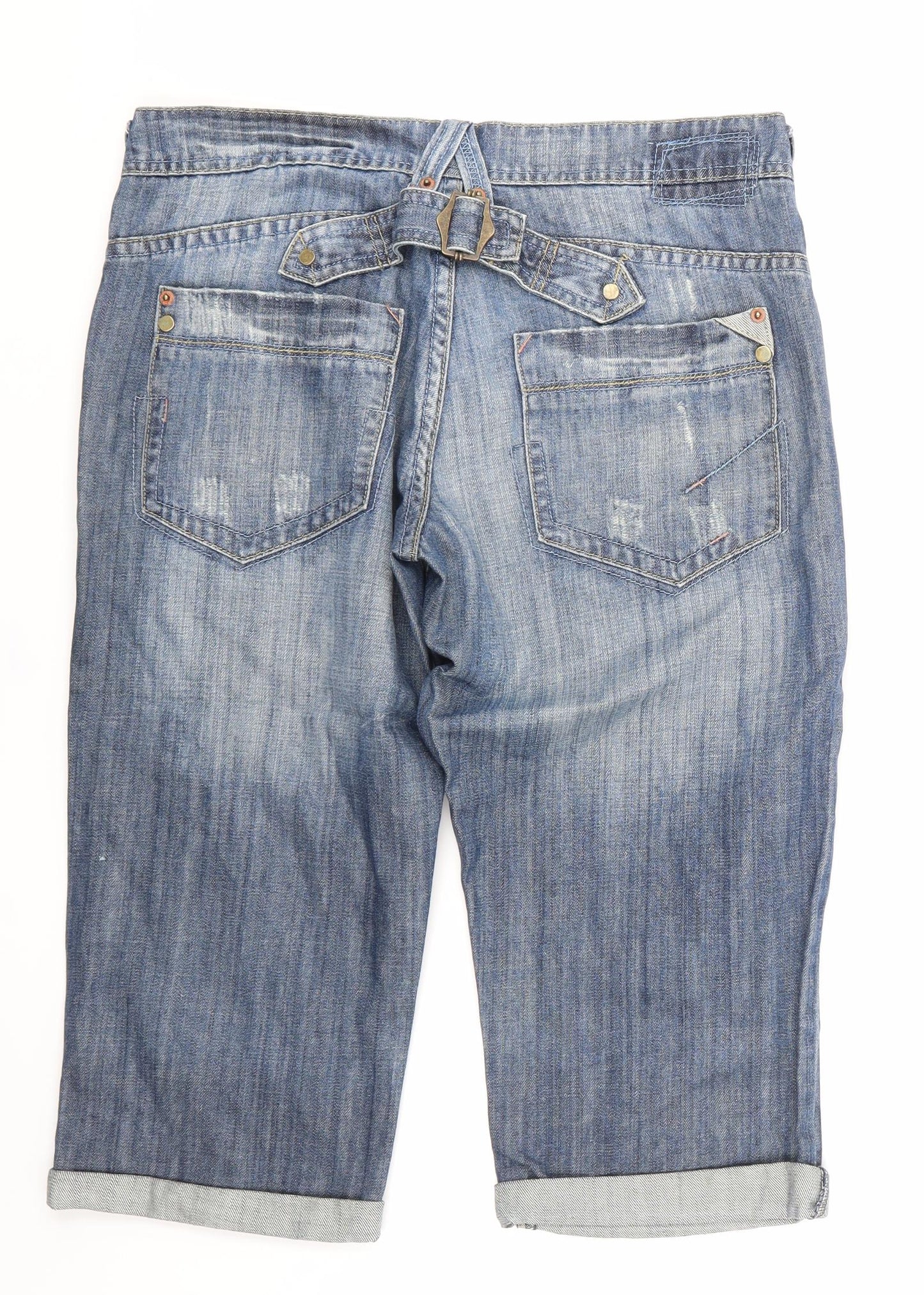 George Womens Blue  Denim Cropped Jeans Size 10