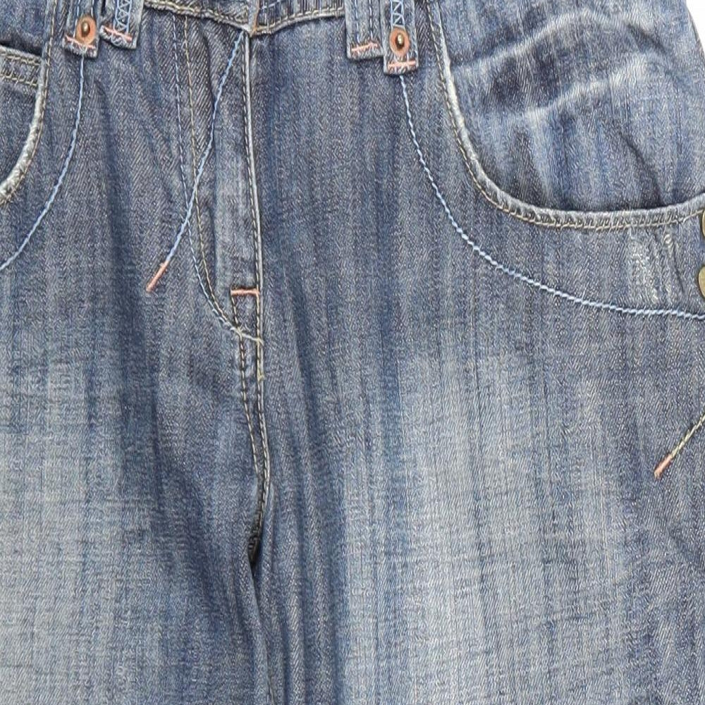 George Womens Blue  Denim Cropped Jeans Size 10