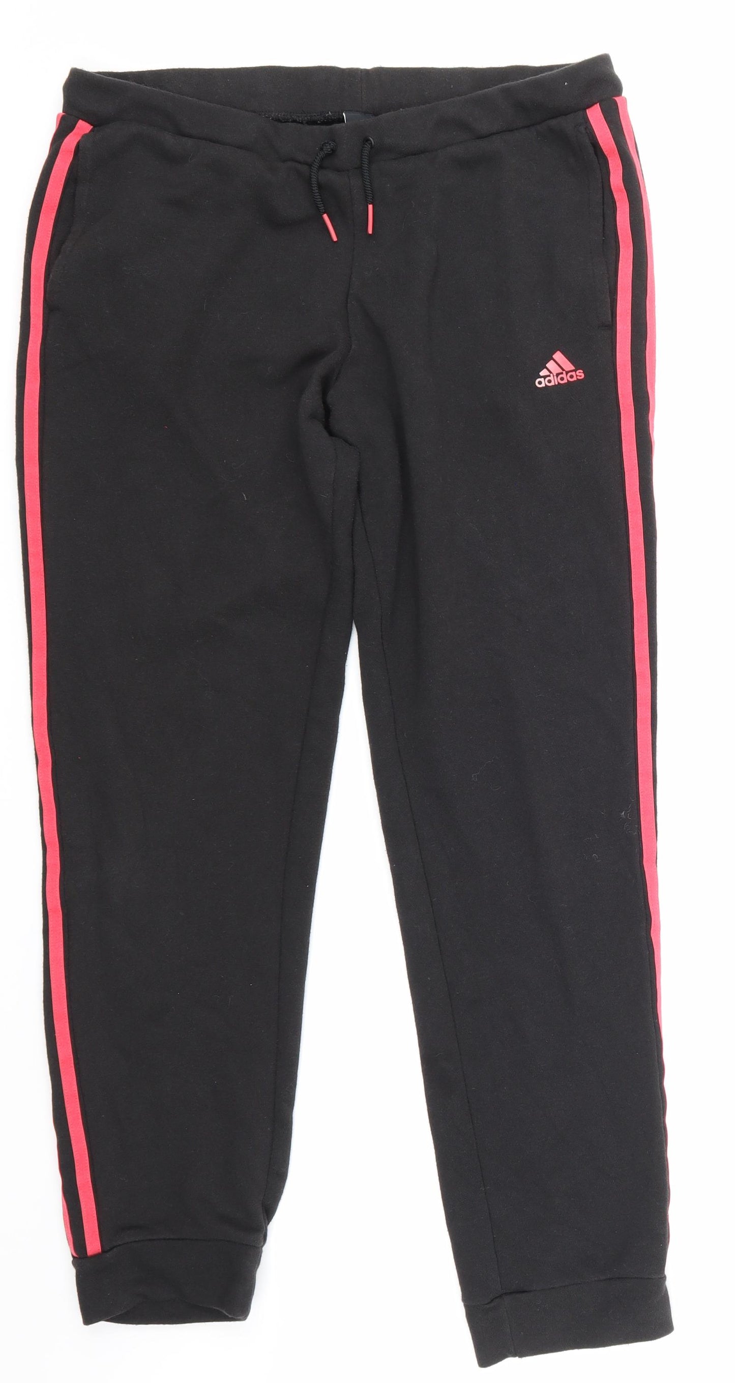 adidas Womens Black   Jogger Trousers Size 12