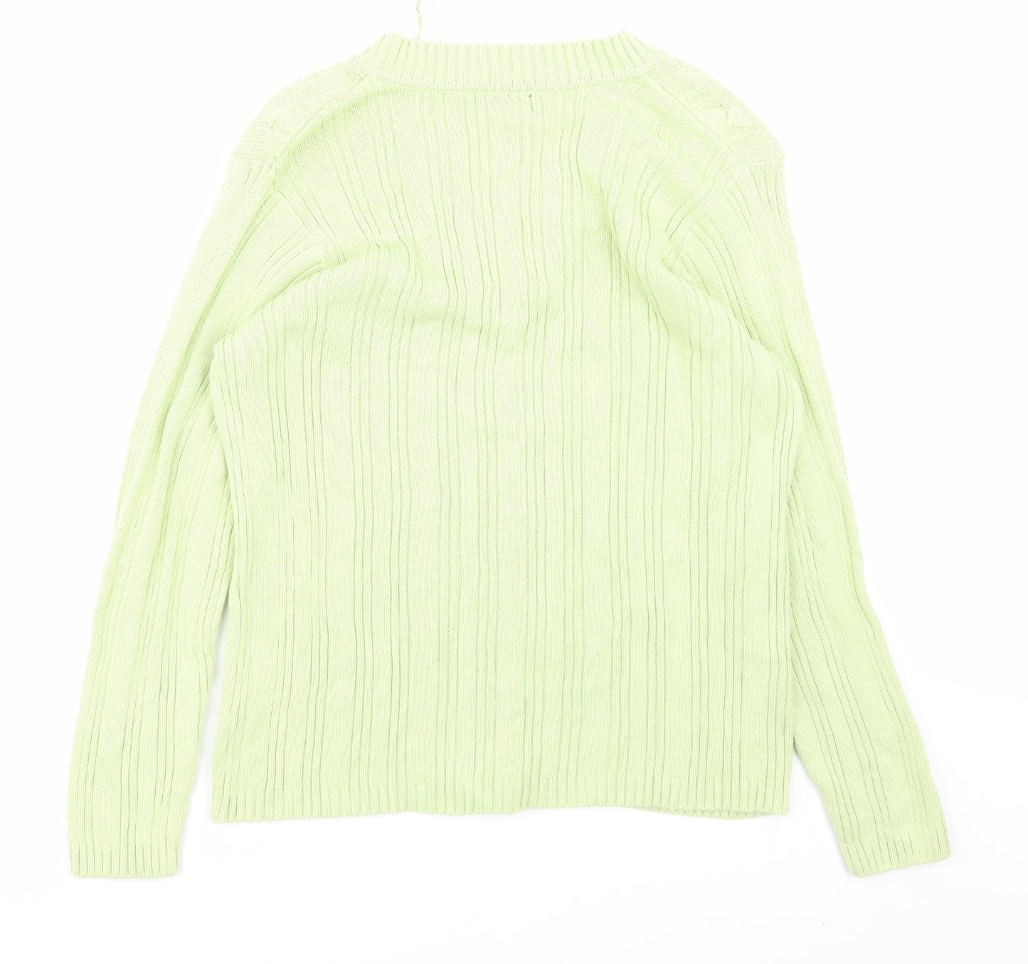 BM Womens Green   Pullover Jumper Size L