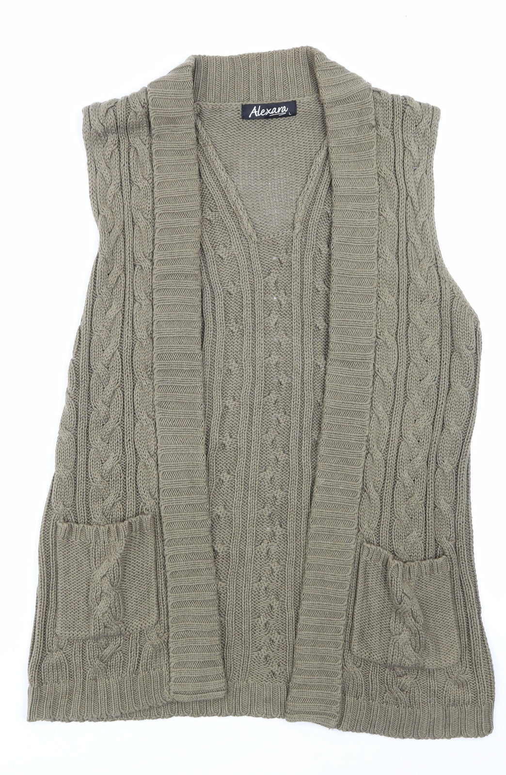 Alexara Womens Brown   Cardigan Jumper Size L
