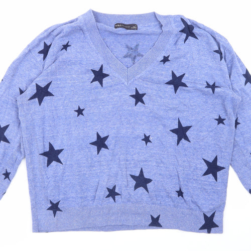 Marks and Spencer Womens Blue   Pullover Sweatshirt Size M