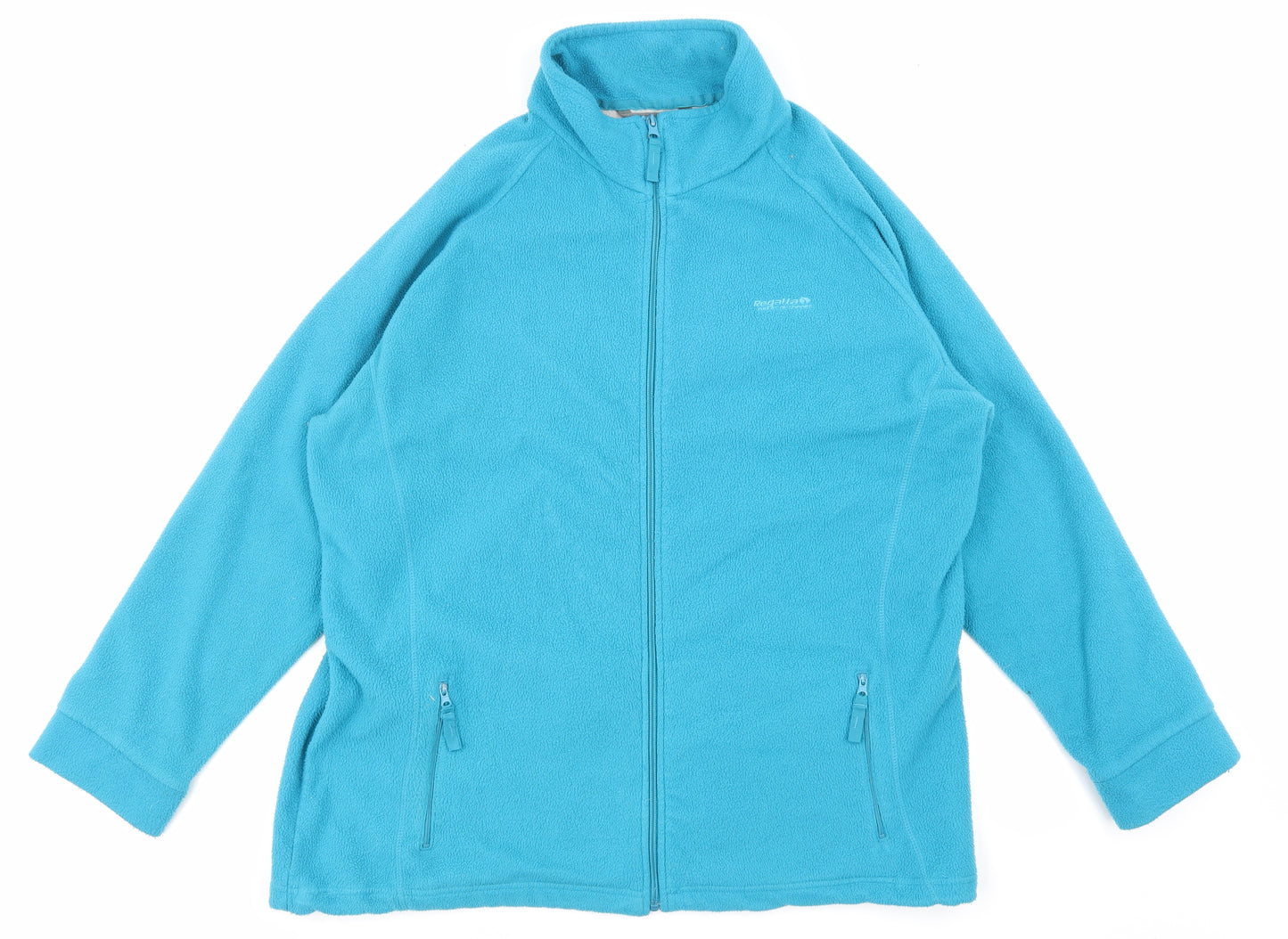 Regatta Womens Blue  Fleece Full Zip Sweatshirt Size 20