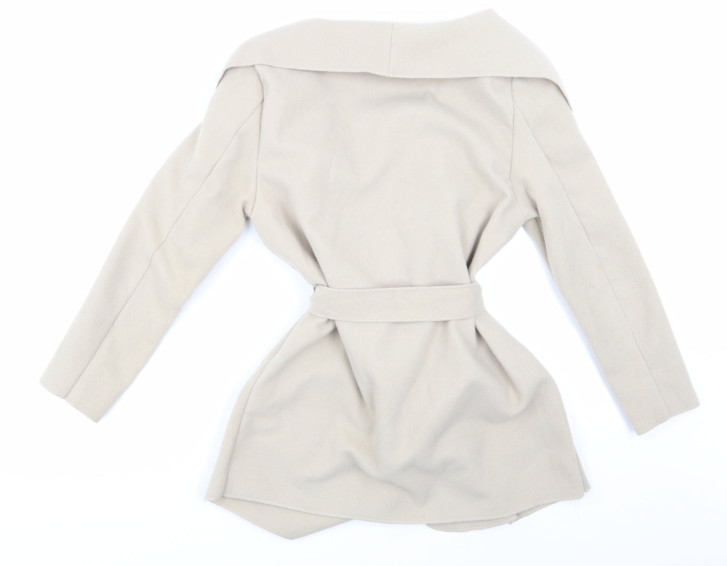 Boohoo Womens Beige   Trench Coat Coat Size 6