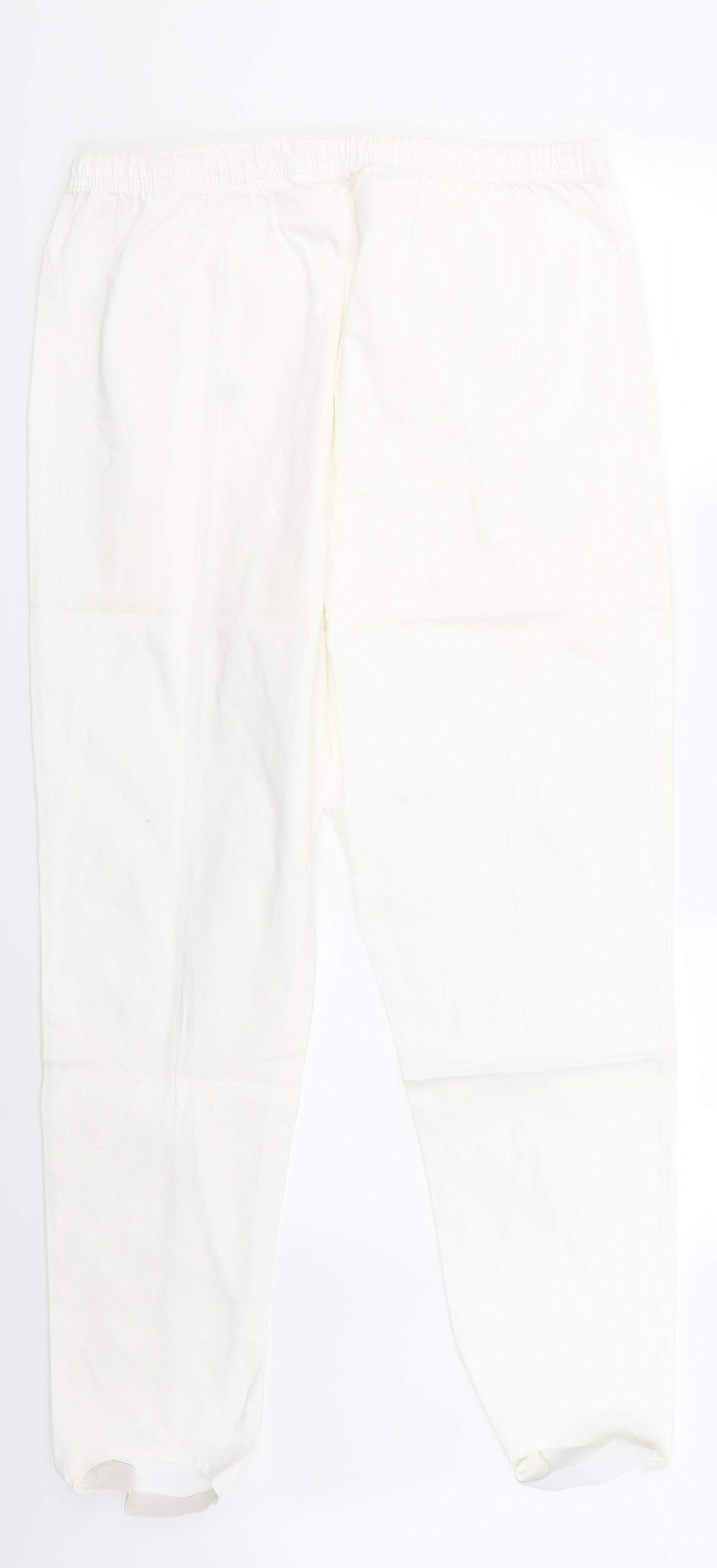 Being Casual Womens White Houndstooth  Jegging Jeans Size 18