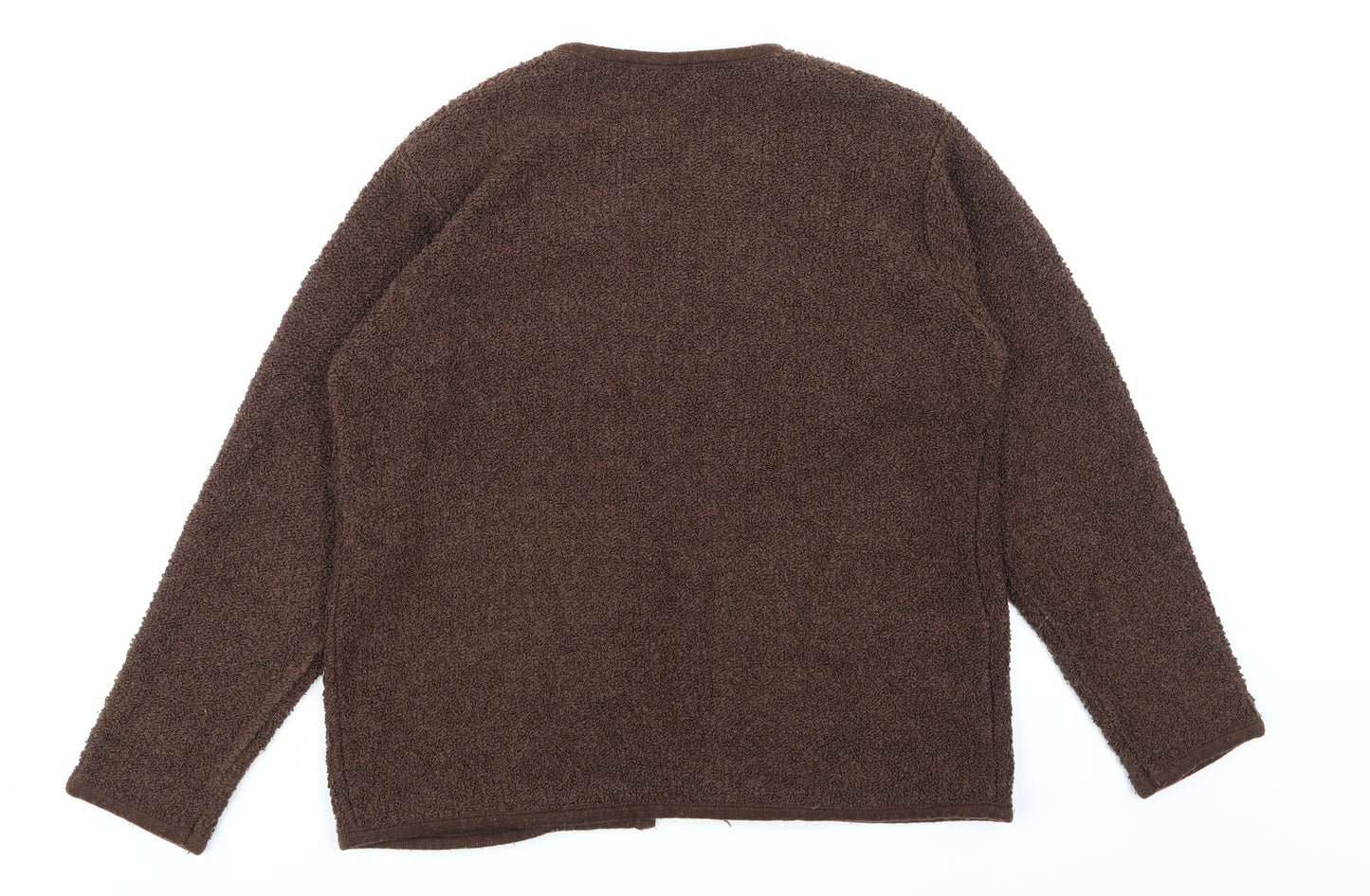 Poppy Womens Brown   Cardigan Jumper Size 12