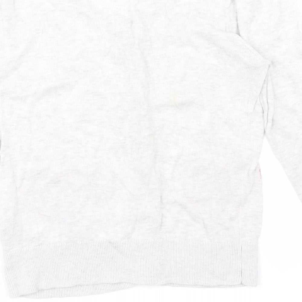 Miss Selfridge Womens Grey   Cardigan Jumper Size 10  - missing button