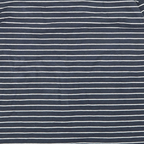 John Lewis Boys Blue Striped  Basic T-Shirt Size 10 Years