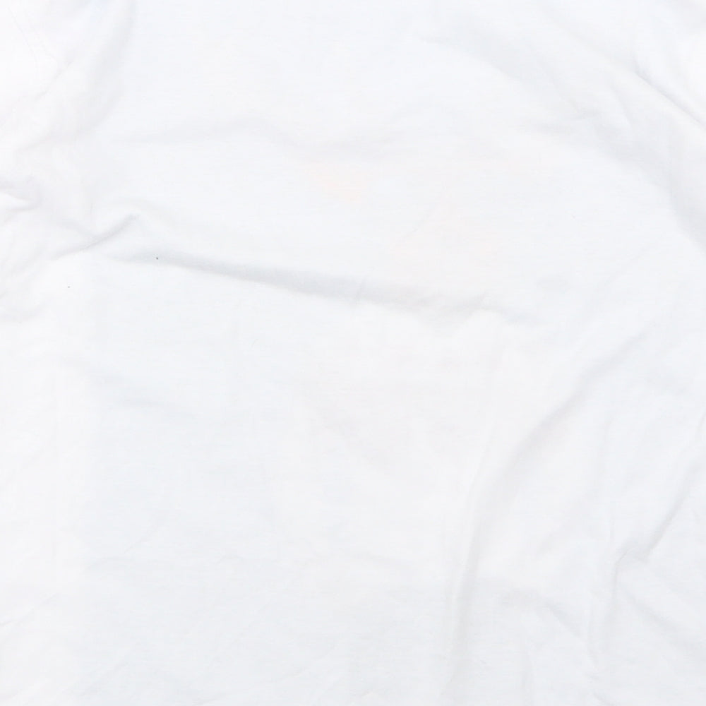 George Boys White   Basic T-Shirt Size 11-12 Years  - CHRISMTAS