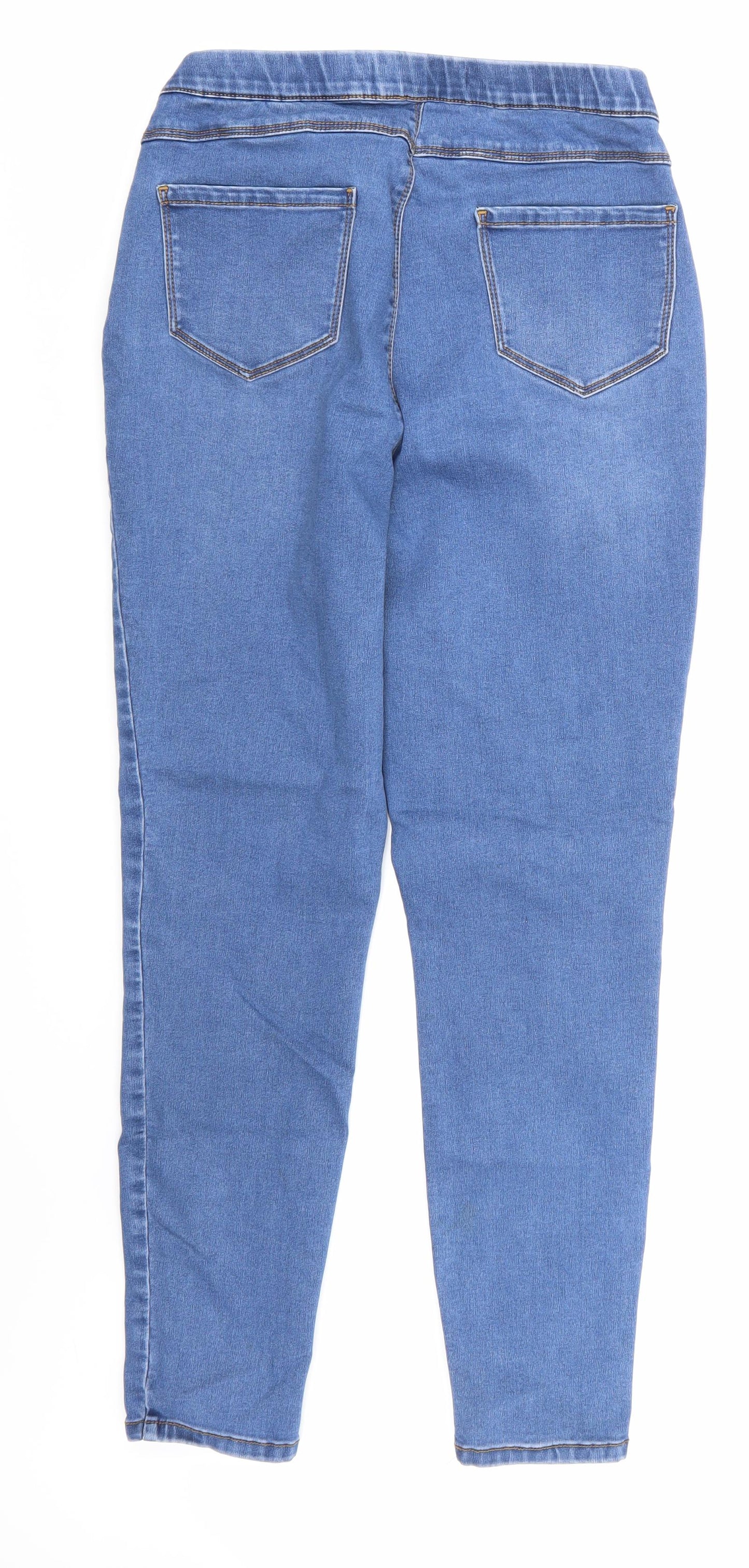 George Womens Black  Denim Jegging Jeans Size 14
