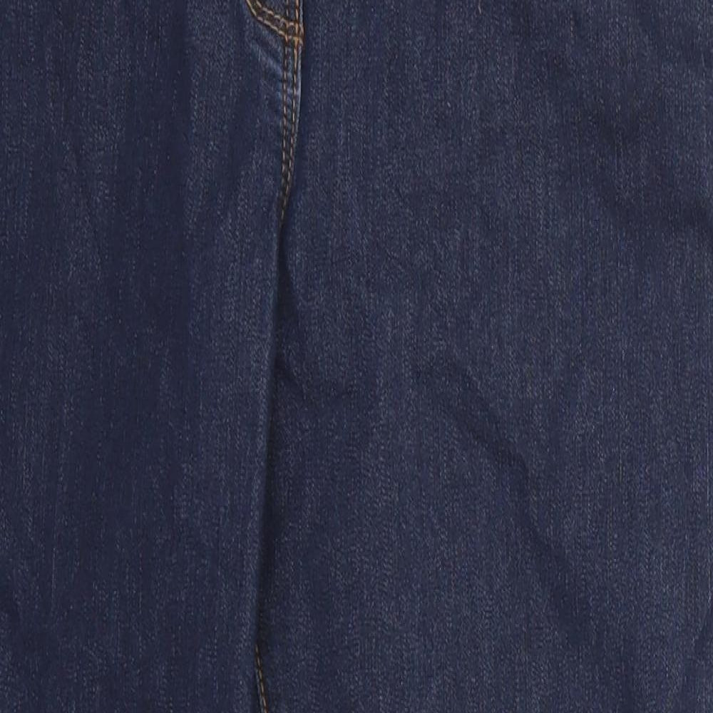 George Womens Blue  Denim Cropped Jeans Size 12