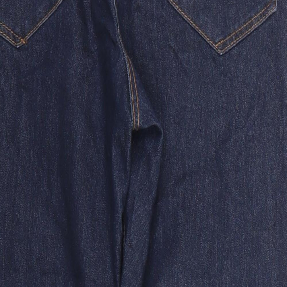 George Womens Blue  Denim Cropped Jeans Size 12