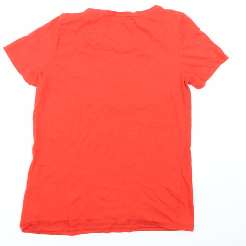 Papaya Womens Red   Basic T-Shirt Size 10