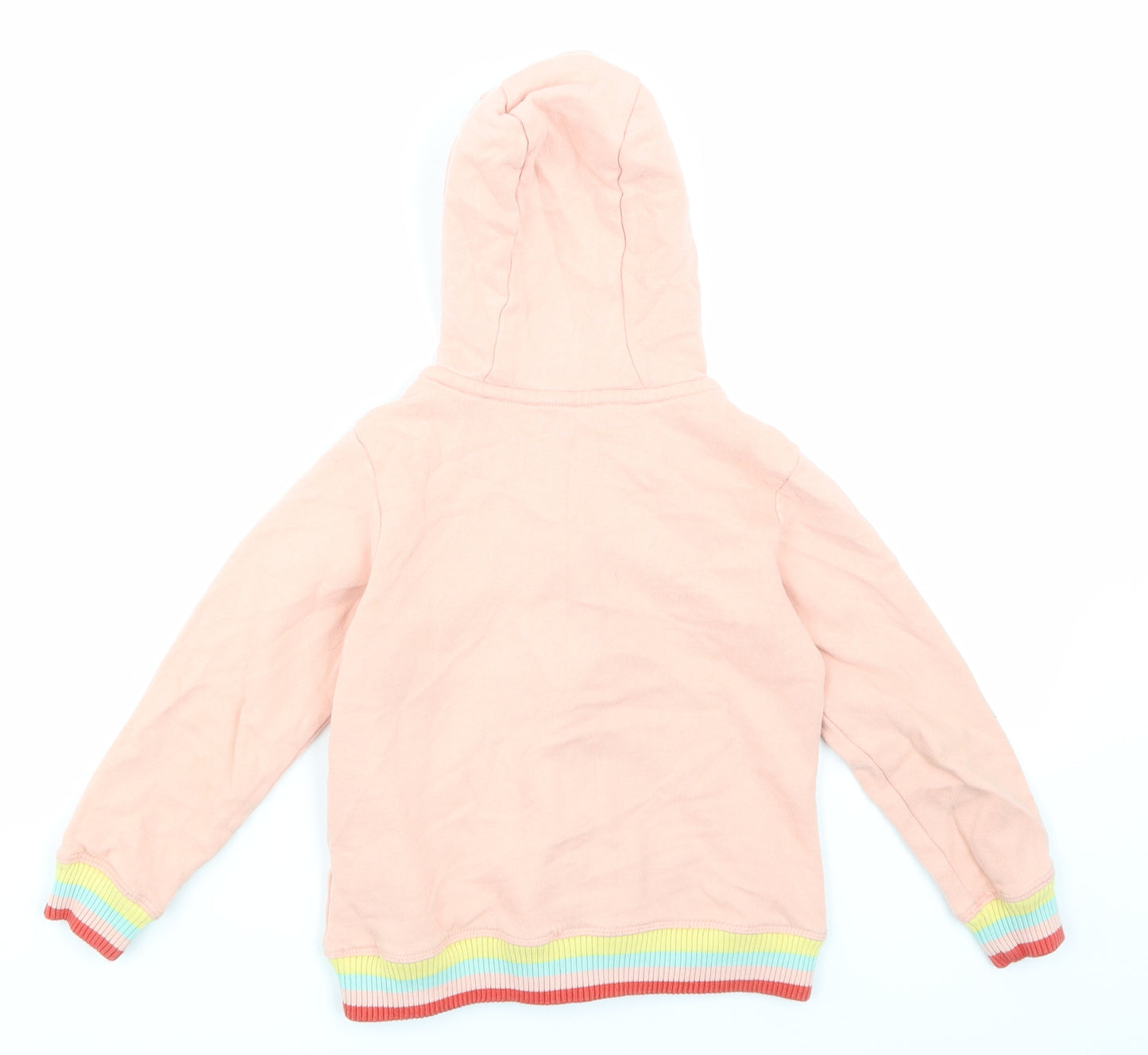 Nutmeg Girls Pink   Full Zip Hoodie Size 5-6 Years