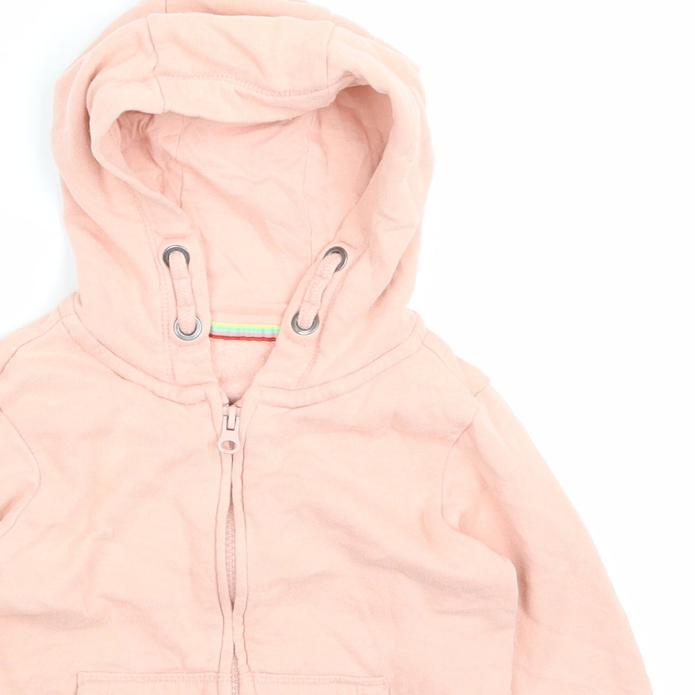 Nutmeg Girls Pink   Full Zip Hoodie Size 5-6 Years