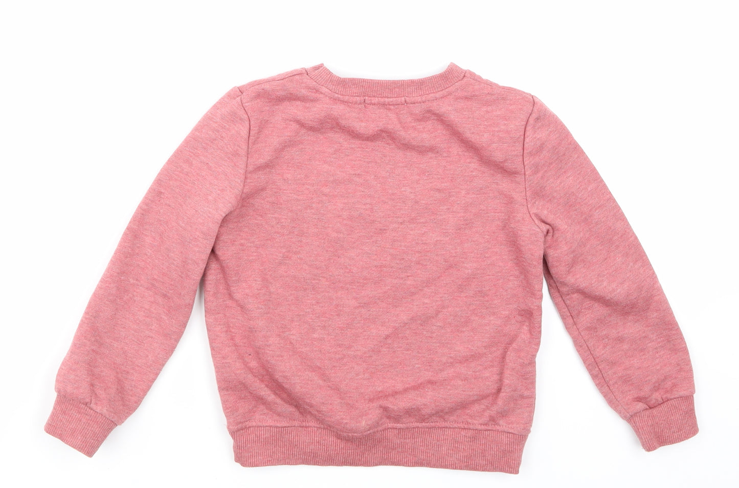 Primark Girls Pink   Pullover Sweatshirt Size 5-6 Years