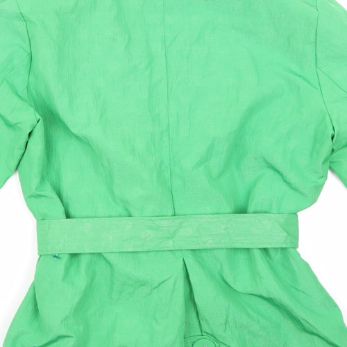 Per Una Womens Green   Trench Coat Coat Size 12
