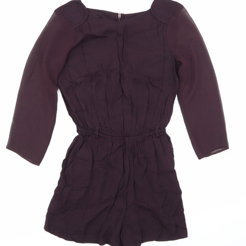 Riverisland Womens Purple   Playsuit One-Piece Size 6