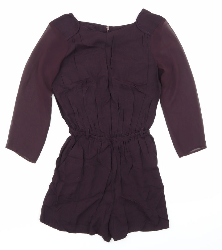 Riverisland Womens Purple   Playsuit One-Piece Size 6