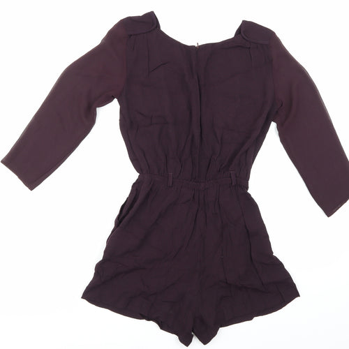 Riverisland Womens Purple   Playsuit One-Piece Size 6