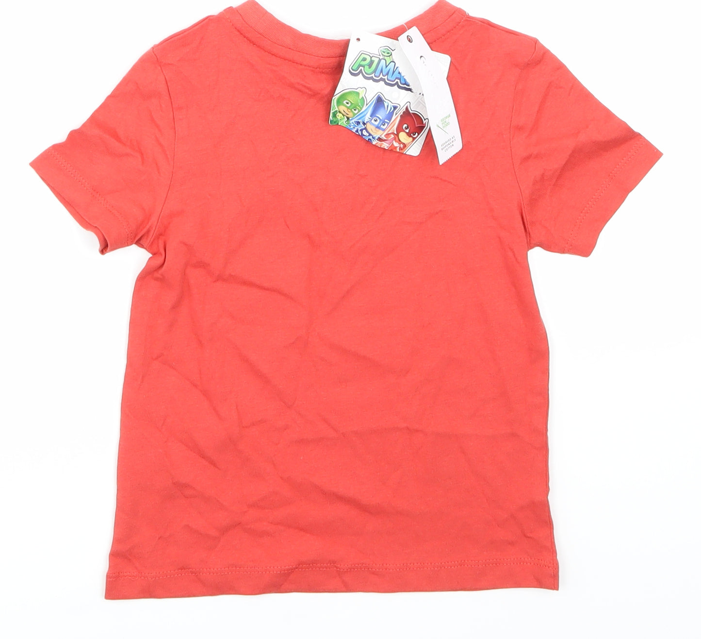 George Girls Red   Basic T-Shirt Size 3-4 Years