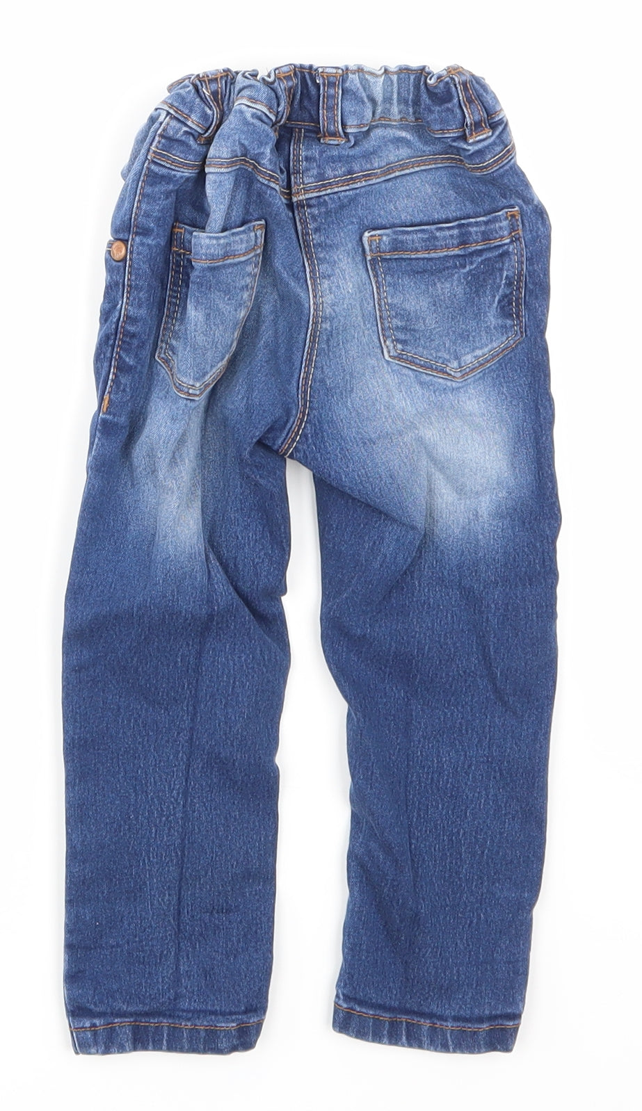 NEXT Girls Blue  Denim Jogger Jeans Size 18-24 Months