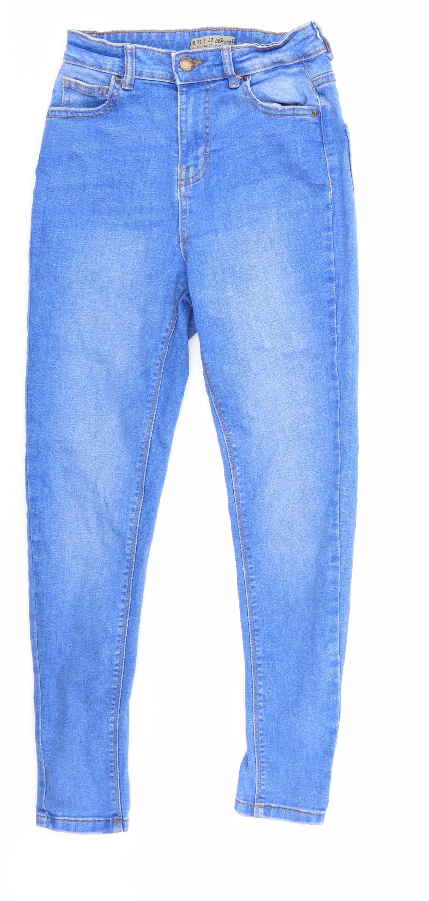 Primark Womens Blue  Denim Skinny Jeans Size 10