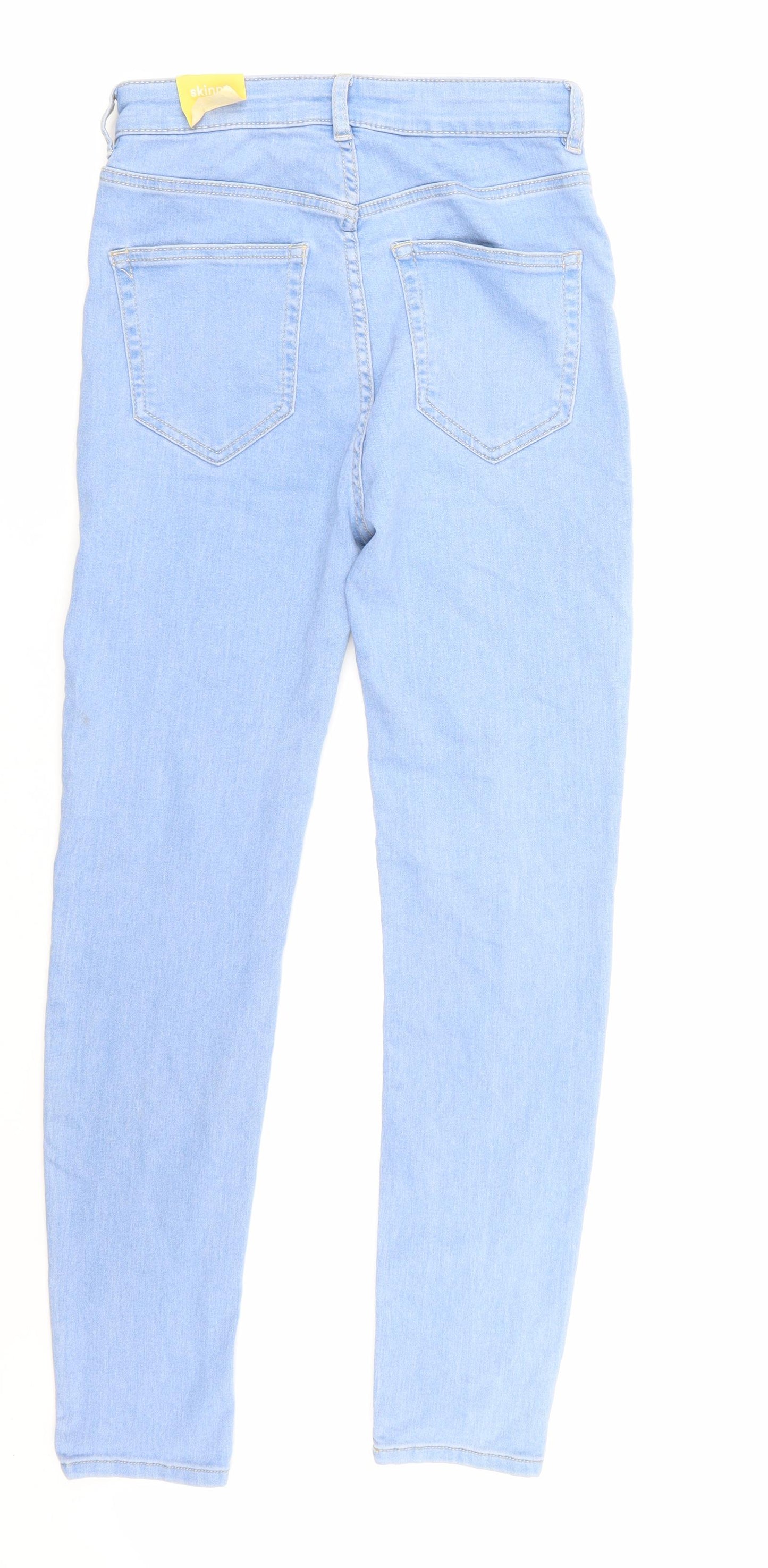 Pull & Bear Womens Blue  Denim Skinny Jeans Size 10