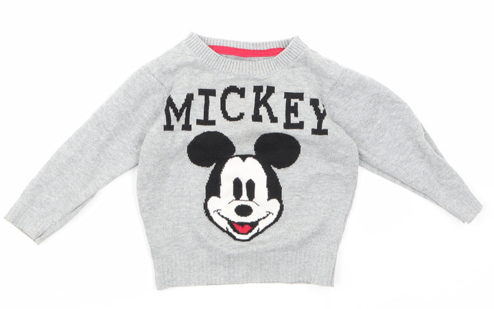 Marks and Spencer Grey Pullover Jumper Size 12-18 Months