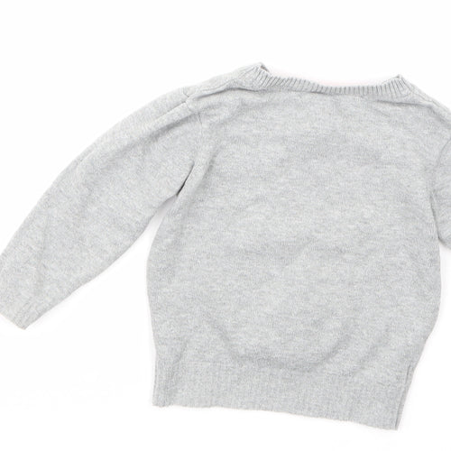 Marks and Spencer  Grey   Pullover Jumper Size 12-18 Months