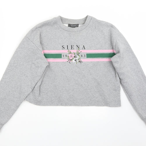 Primark Womens Grey   Pullover Jumper Size 10